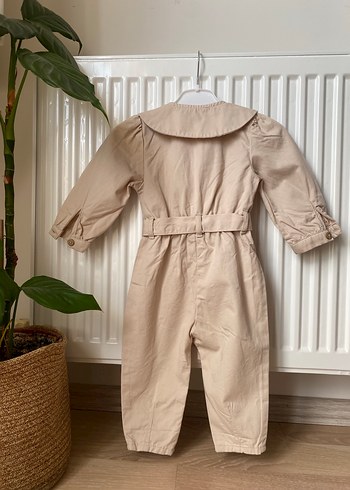 Nakışlı Bej Bebek Kız Tulum - Görsel 4