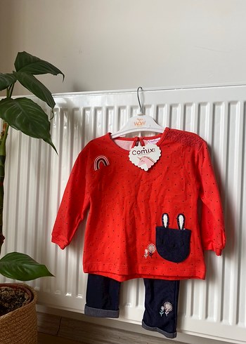 Kız Bebek Triko Uzun Kollu Takım - Görsel 2