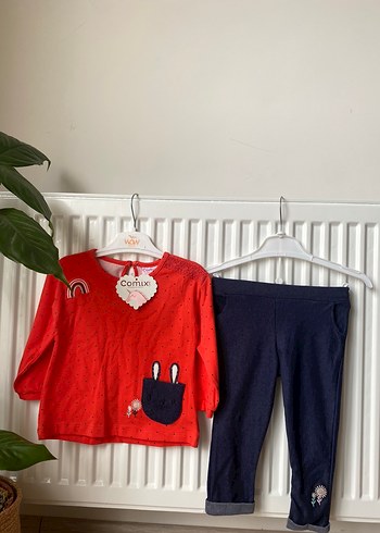 Kız Bebek Triko Uzun Kollu Takım - Görsel 4