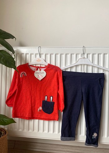 Kız Bebek Triko Uzun Kollu Takım - Görsel 5