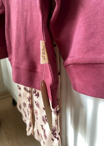 Bordo Dantelli Bebek Kız Takımı - Görsel 3