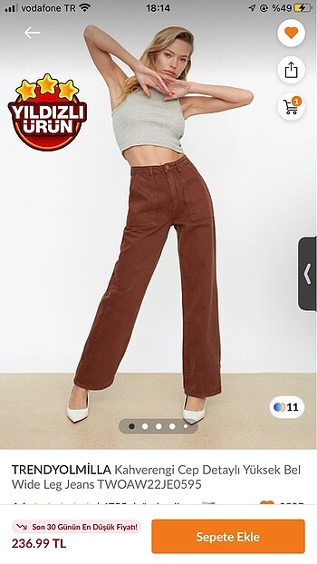 Trendyolmilla Wide Leg Jean