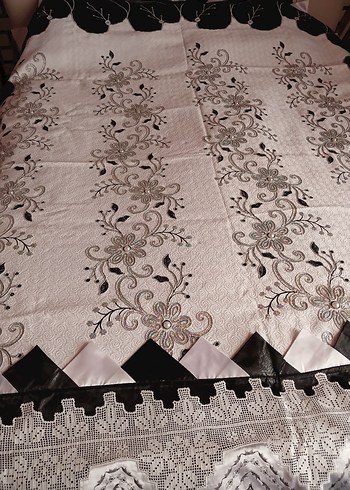 Çeyizlik Dantelli Pike Takımı - Görsel 4