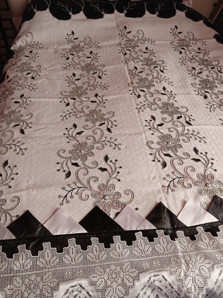 Çeyizlik Dantelli Pike Takımı - Görsel 4