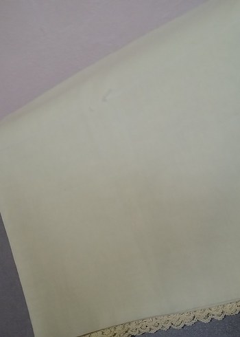 Dantel Kenarlı Beyaz Kadın Fular - Görsel 3