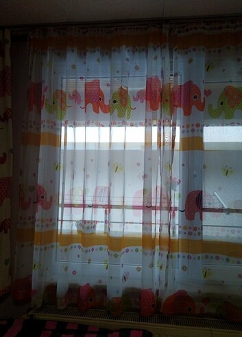  Beden çeşitli Renk Tük perde takımı 