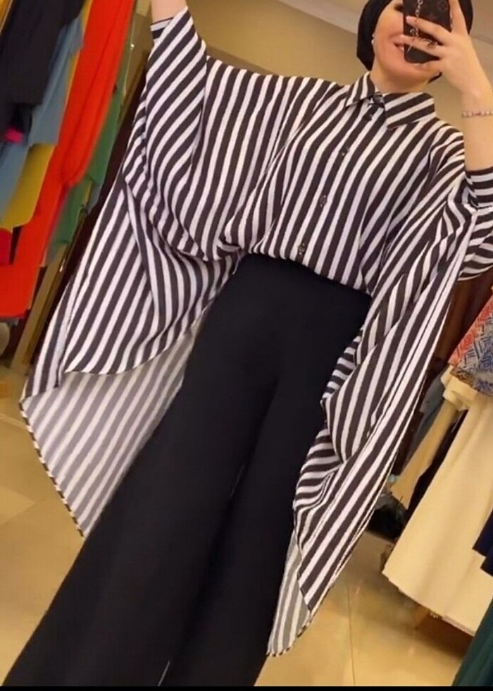 Uzun şık tunik - Görsel 2