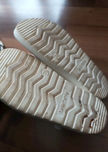 Beyaz Payetli kız çocuk Sandalet - Görsel 4