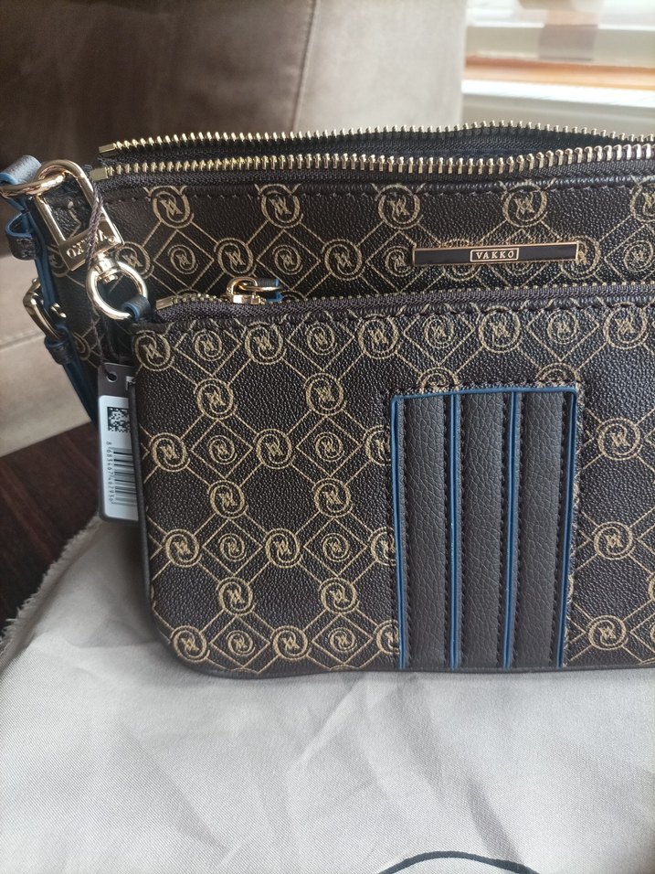 Vakko Kahverengi Baskılı Kadın Çanta - Görsel 4