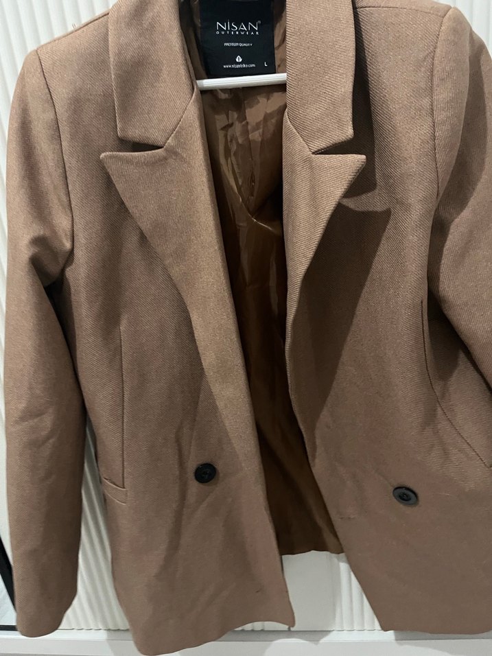 Kahverengi Kadın Blazer - Görsel 2