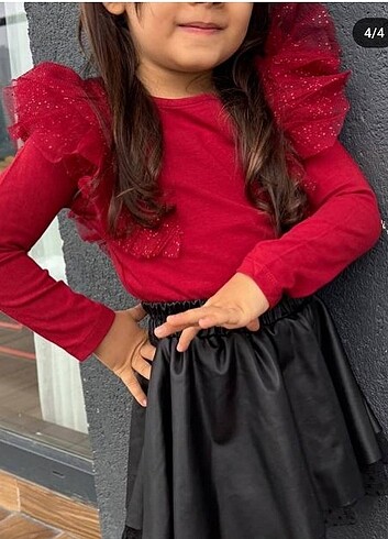 6 Yaş Beden bordo Renk H&m t-shirt 