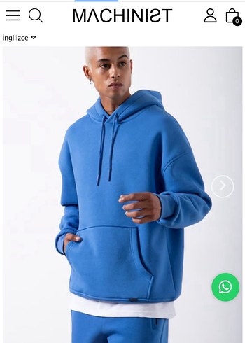 Nike Mavi Kapüşonlu Eşofman Takımı