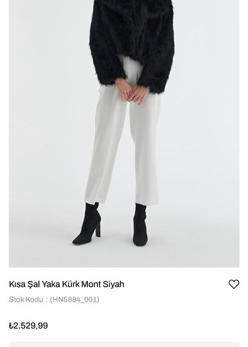 Bershka Siyah Kadın Suni Kürk mont