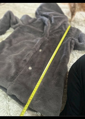 Robin Gri Kadın Peluş mont