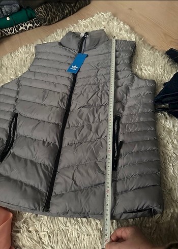 Erkek Gri Fermuarlı Yelek - Görsel 5