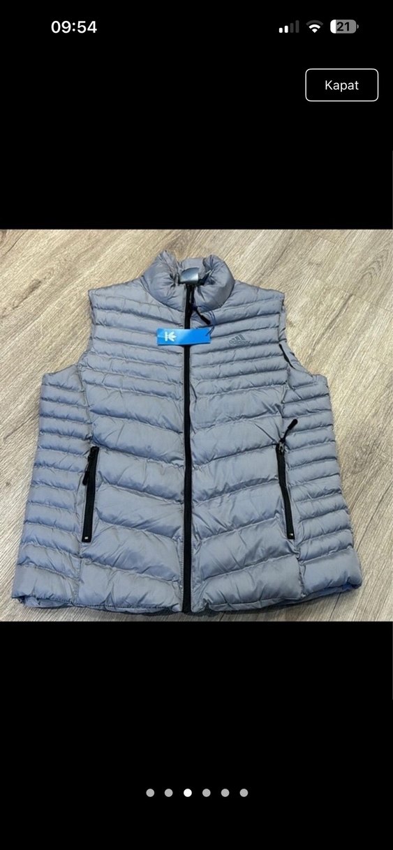 Erkek Gri Fermuarlı Yelek - Görsel 3