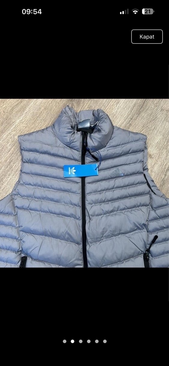 Erkek Gri Fermuarlı Yelek - Görsel 2