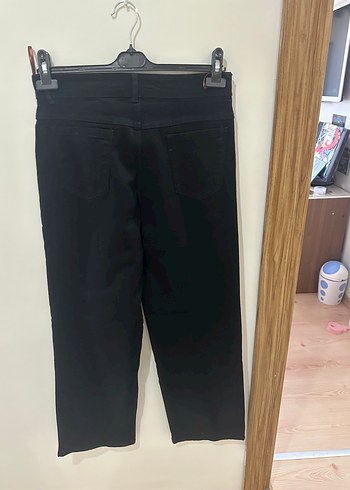 48 Beden siyah Renk Zara Siyah Denim Pantolon