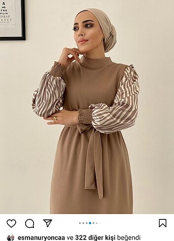 Tesettur elbıse zebra desen