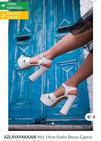 Beyaz Kadın Platform Topuklu Gelin Ayakkabısı