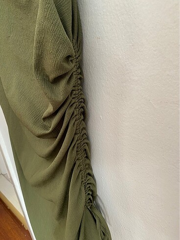 l Beden haki Renk H&M yeşil elbise