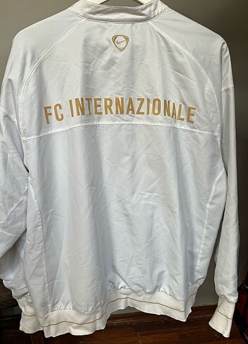 l Beden beyaz Renk FC Internazionale Vintage Ceket