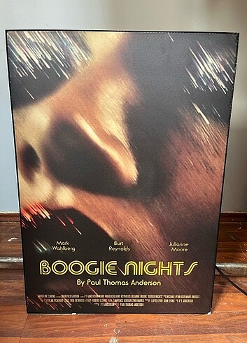 Diğer Boogie Nights Işıklı Kumaş Üzeri Baskı Tablo