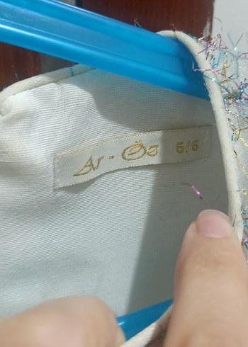 5 Yaş Beden Kız Çocuk Işıltılı Kabarık Elbise
