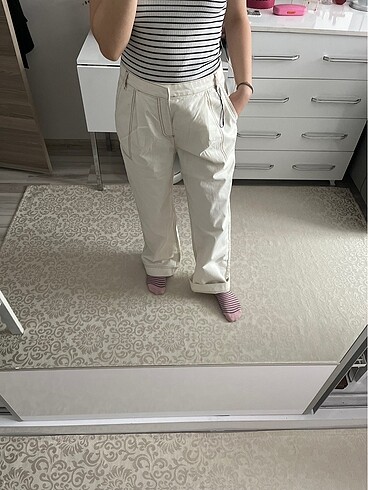 Claudie Pierlot beyaz pantolon