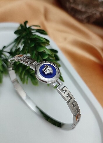 Beden Versace model çelik kelepçe bilezik