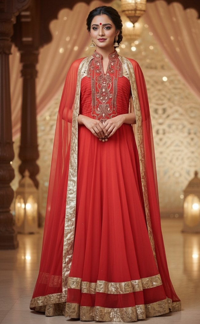 Hintli Kadın Kına Elbisesi - Görsel 2