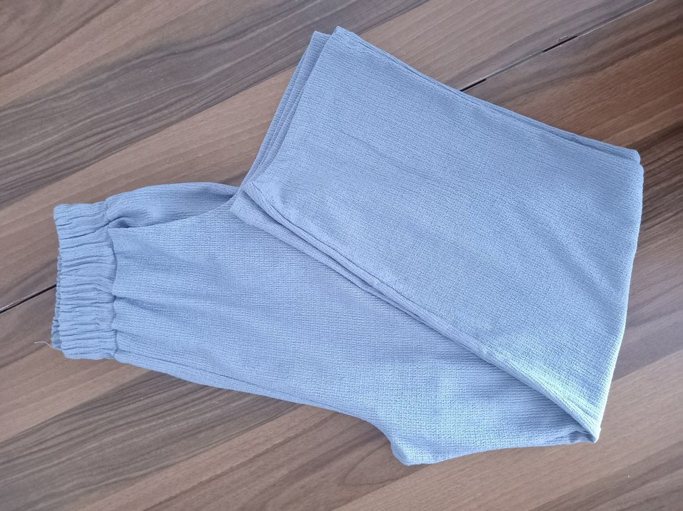 Gri Midi Kadın Salaş Takım - Görsel 4