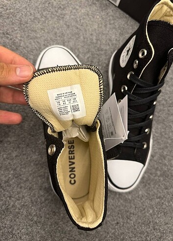 38 Beden siyah Renk Converse Spor ayakkabı
