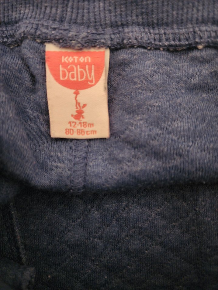 Örgü Detaylı Mavi Erkek Çocuk Pantolon - Görsel 4