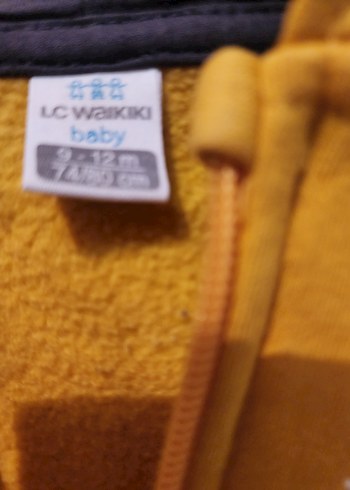 Erkek Çocuk Sarı Kapüşonlu Fermuarlı Sweatshirt - Görsel 2