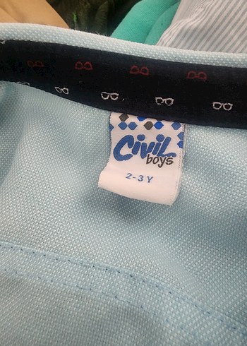 Erkek Çocuk Mavi Denim Gömlek - Görsel 4