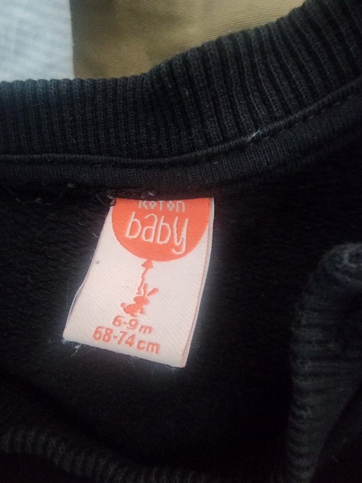 Erkek Çocuk Siyah Baskılı Sweatshirt - Görsel 4