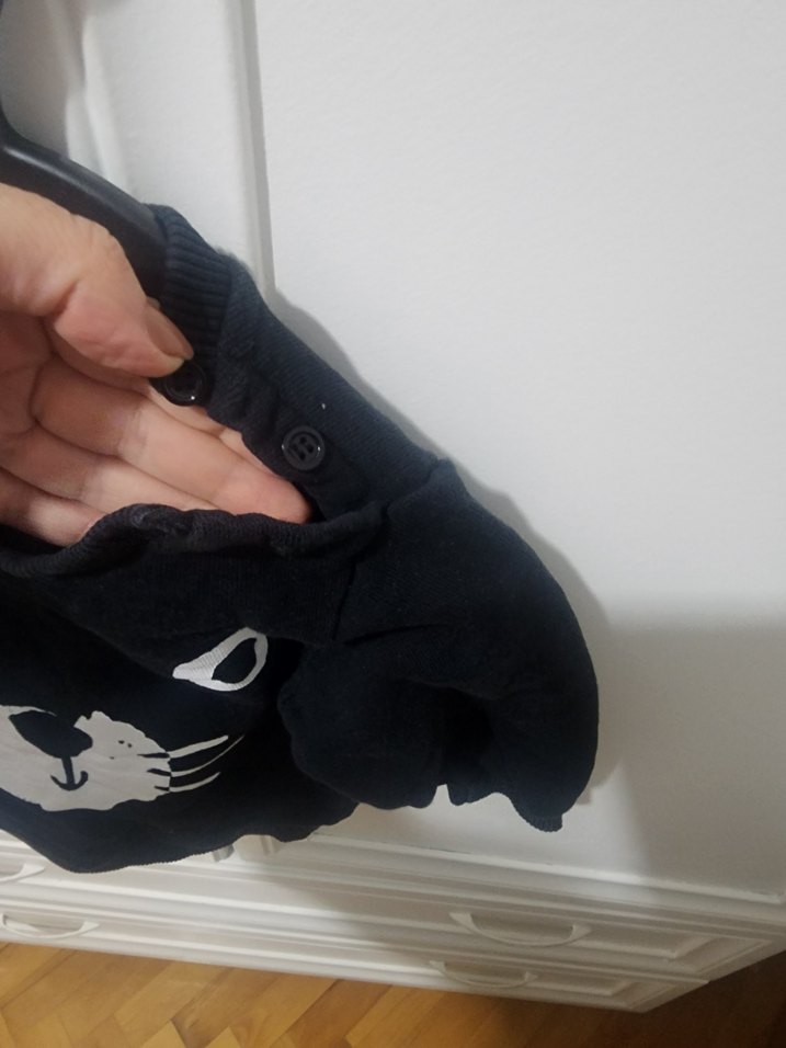 Erkek Çocuk Siyah Baskılı Sweatshirt - Görsel 2