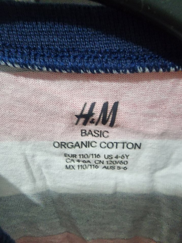 Çizgili Erkek Çocuk Uzun Kollu Pamuklu Tişört - Görsel 2