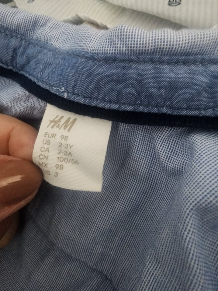 Erkek Çocuk Uzun Kollu Denim Gömlek - Görsel 3