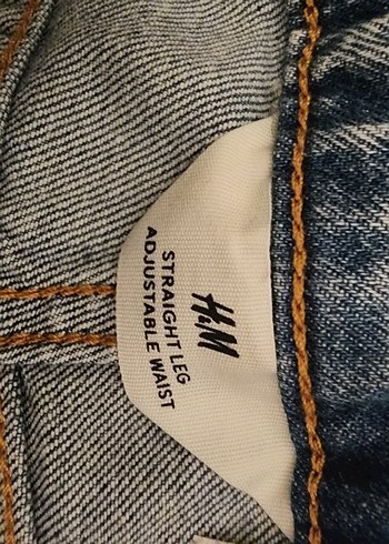 Erkek Çocuk Mavi Bağlamalı Denim Pantolon - Görsel 6