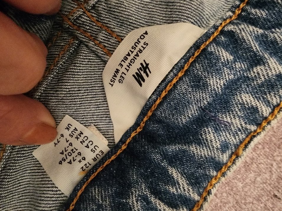 Erkek Çocuk Mavi Bağlamalı Denim Pantolon - Görsel 5