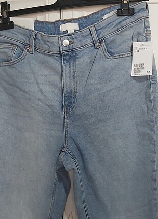 46 Beden mavi Renk H&M kot pantolon 