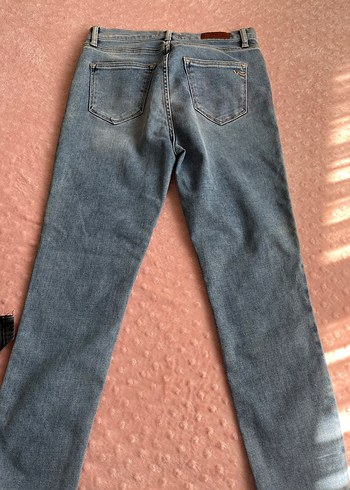 29 Beden mavi Renk Mavi Pastel Tonlarda Kadın Denim Pantolon