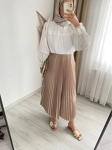 Zara Plise etek