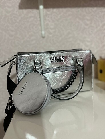 Guess guess silver çanta