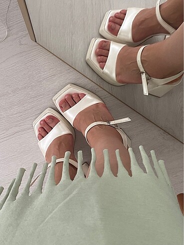 Yüksek Topuklu Gelin Ayakkabısı (9 cm ) - Görsel 5