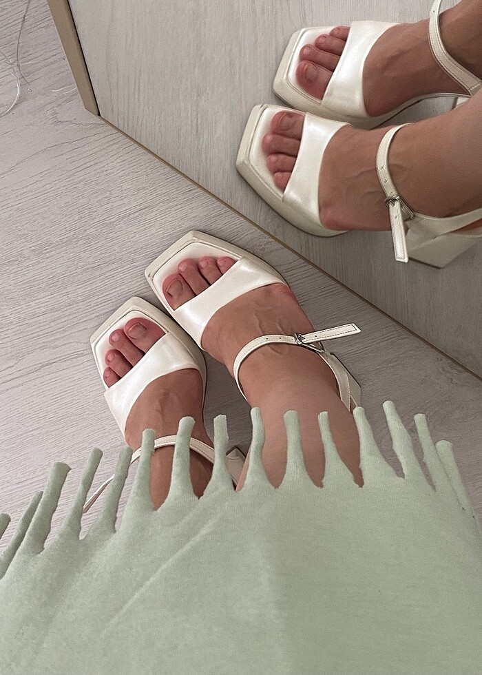 Yüksek Topuklu Gelin Ayakkabısı (9 cm ) - Görsel 5