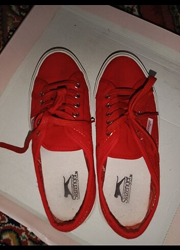 Slazenger Kırmızı Slazenger ayakkabı 39 