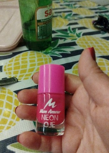 Diğer Mon Amour Neon Pembe Oje